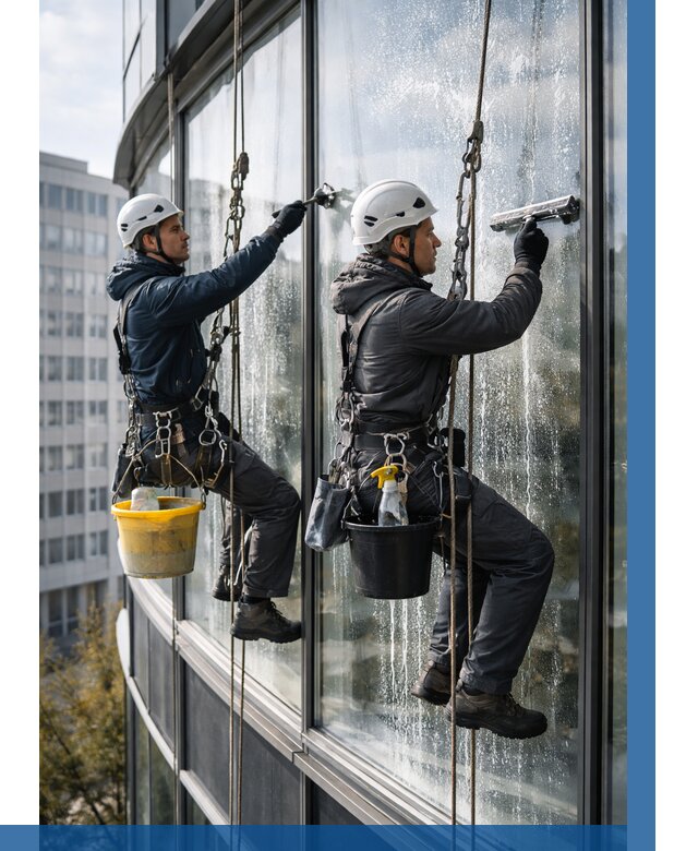 Мойка панорамных окон в Благовещенске от 364 р. заказать у ВЫСОТНИК-Бгв
