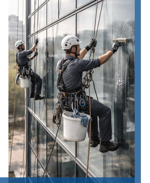 Мойка сплошного остекления в Благовещенске, заказать от 312 р.| ВЫСОТНИК-Бгв