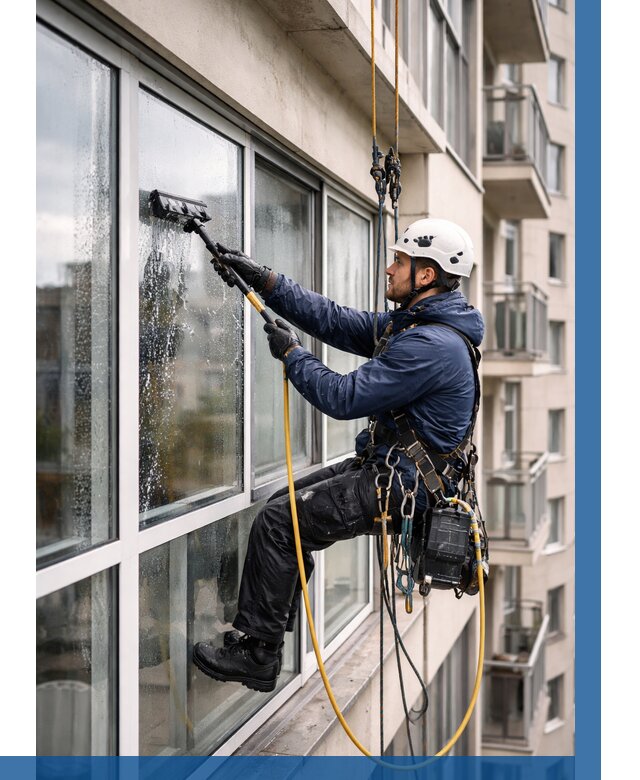 Мойка балконного остекления в Благовещенске от 3635 р. | ВЫСОТНИК-Бгв