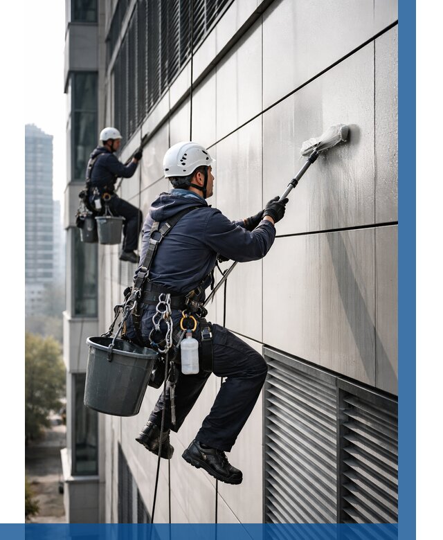 Мойка вентилируемого фасада в Благовещенске от 260 р. | ВЫСОТНИК-Бгв