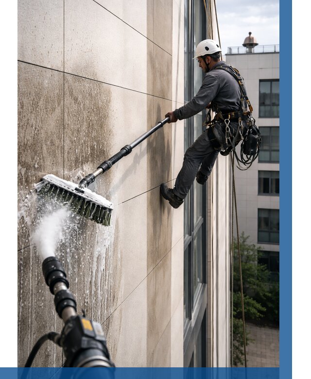 Мойка фасада из керамогранита в Благовещенске от 312 р. | ВЫСОТНИК-Бгв