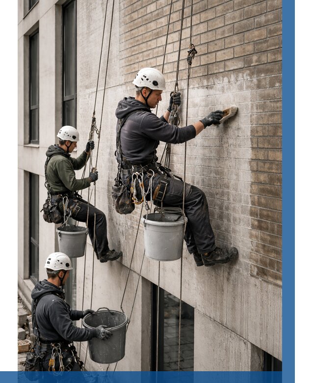 Удаление высолов с фасада в Благовещенске от 260 р. | ВЫСОТНИК-Бгв