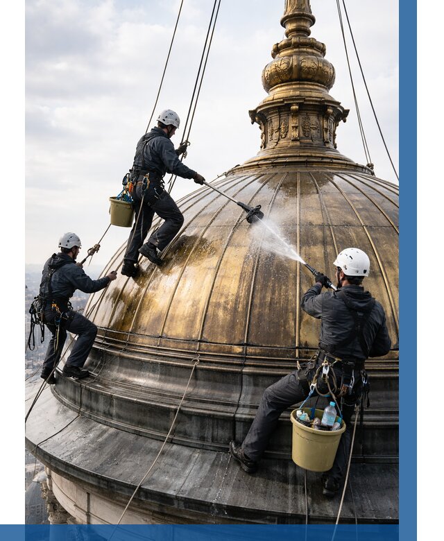 Мойка куполов и шпилей в Благовещенске от 8309 р. - заказать | ВЫСОТНИК-Бгв