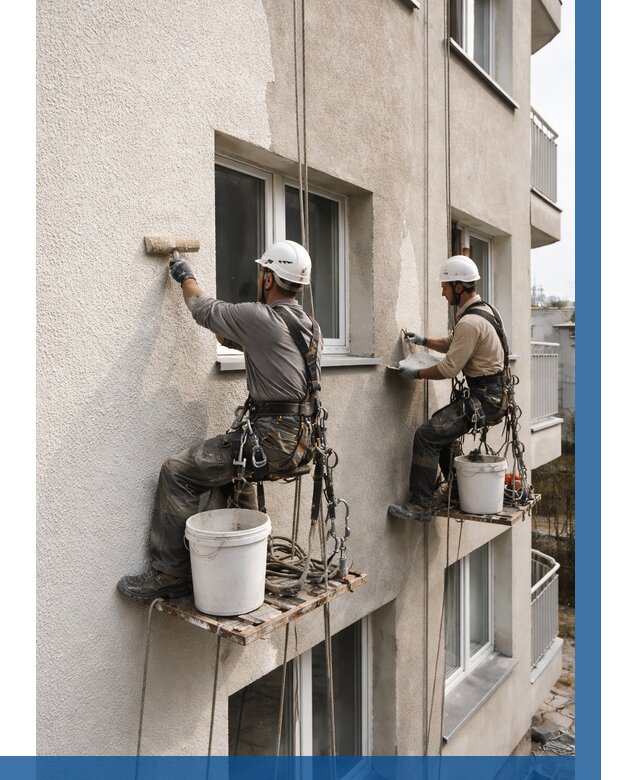 Нанесение короеда на фасад в Благовещенске от 467 р. | ВЫСОТНИК-Бгв