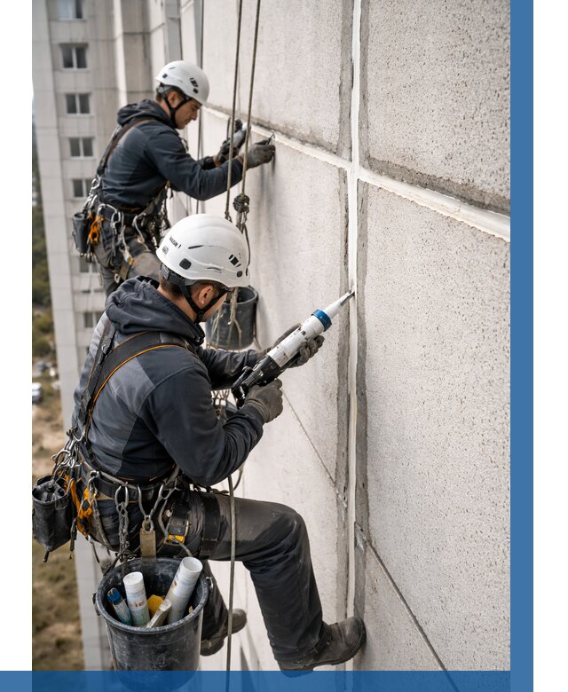 Герметизация межпанельных швов в Благовещенске от 727 р. | ВЫСОТНИК-Бгв