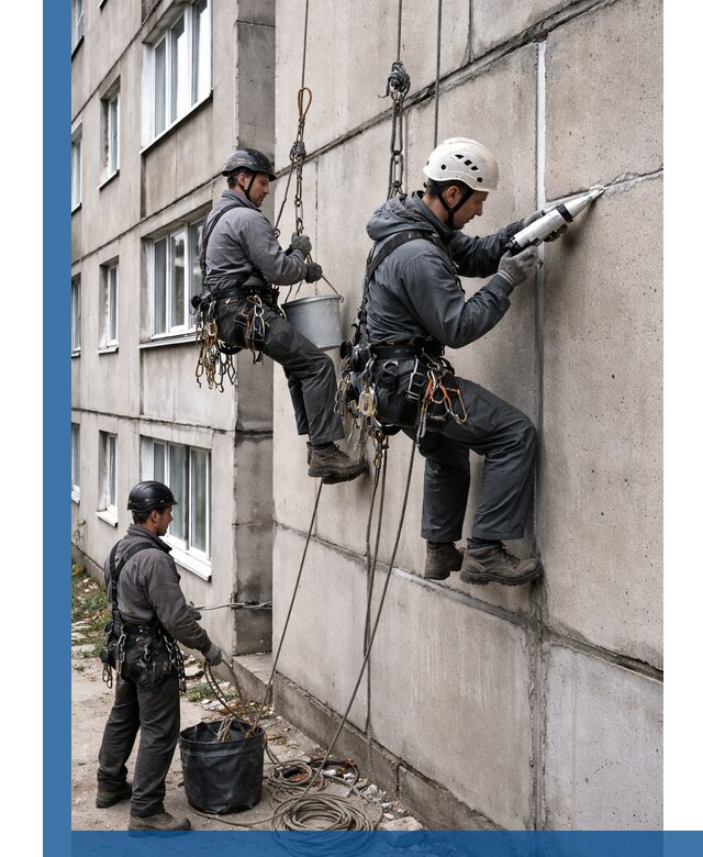 Герметизация межпанельных швов в Благовещенске с гарантией герметичности