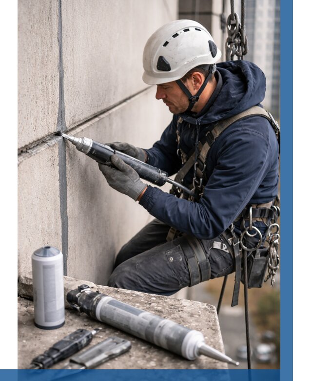 Вторичная герметизация швов в Благовещенске от 467 р. | ВЫСОТНИК-Бгв