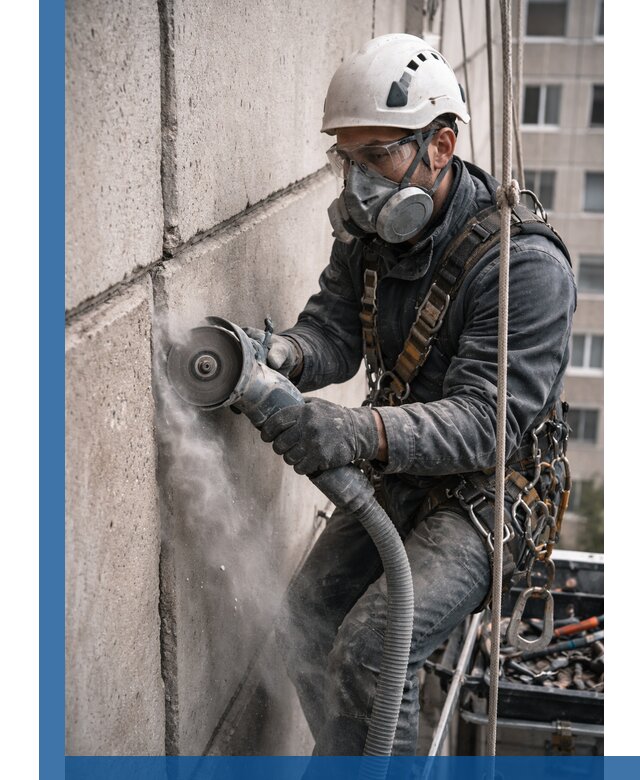 Штробление межпанельных швов в Благовещенске качественно и быстро