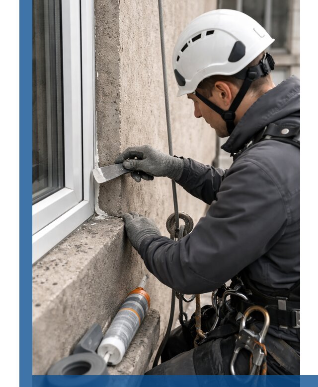 Герметизация монтажных швов окон в Благовещенске с гарантией качества