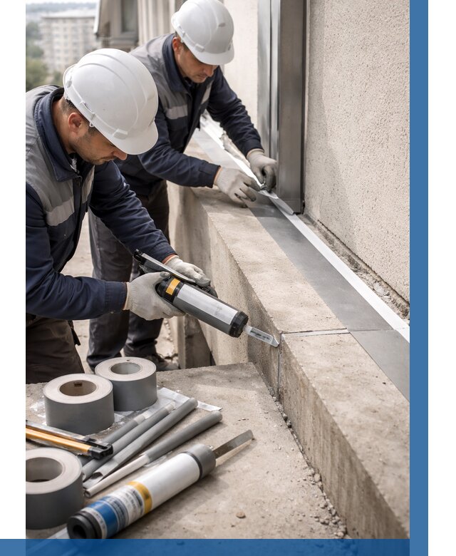 Герметизация примыкания балкона в Благовещенске от 4674 р. | ВЫСОТНИК-Бгв