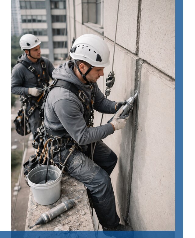 Ремонт деформационных швов здания в Благовещенске от 1039 р. | ВЫСОТНИК-Бгв