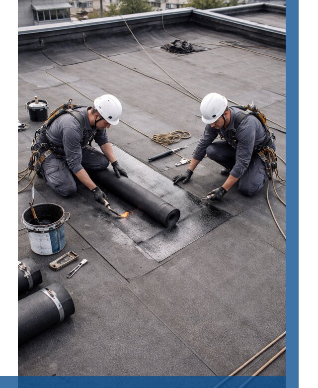 Ремонт мягкой кровли под ключ в Благовещенске от 727 р. | ВЫСОТНИК-Бгв