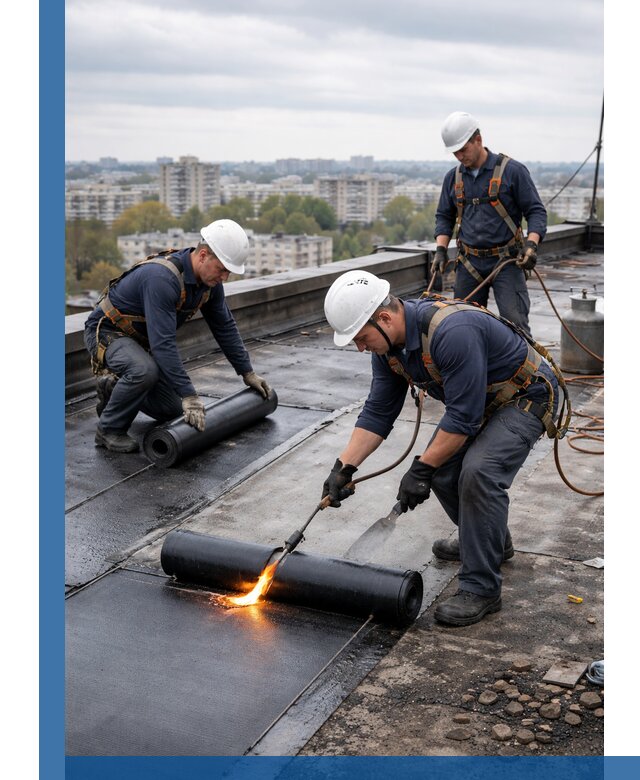 Ремонт наплавляемой кровли в Благовещенске качественно и надежно