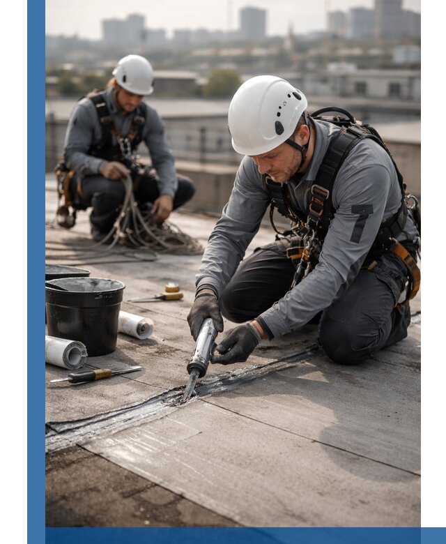 Аварийное и капитальное устранение протечек кровли в Благовещенске