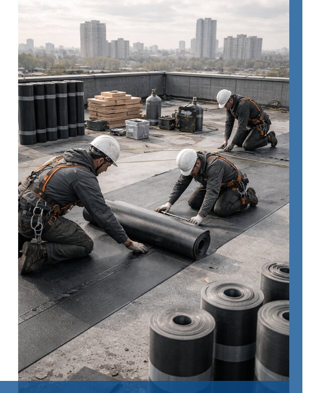 Монтаж мягкой кровли под ключ в Благовещенске от 467 р. | ВЫСОТНИК-Бгв