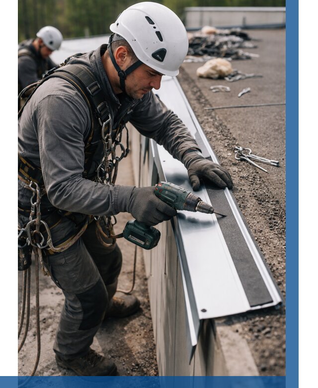 Монтаж капельника на кровле в Благовещенске от 312 р. | ВЫСОТНИК-Бгв