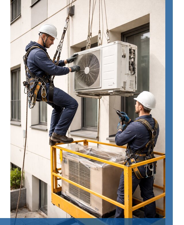 Демонтаж внешнего блока кондиционера в Благовещенске от 3635 р. | ВЫСОТНИК-Бгв