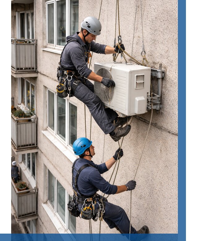 Перенос внешнего блока кондиционера в Благовещенске от 9347 р.| ВЫСОТНИК-Бгв