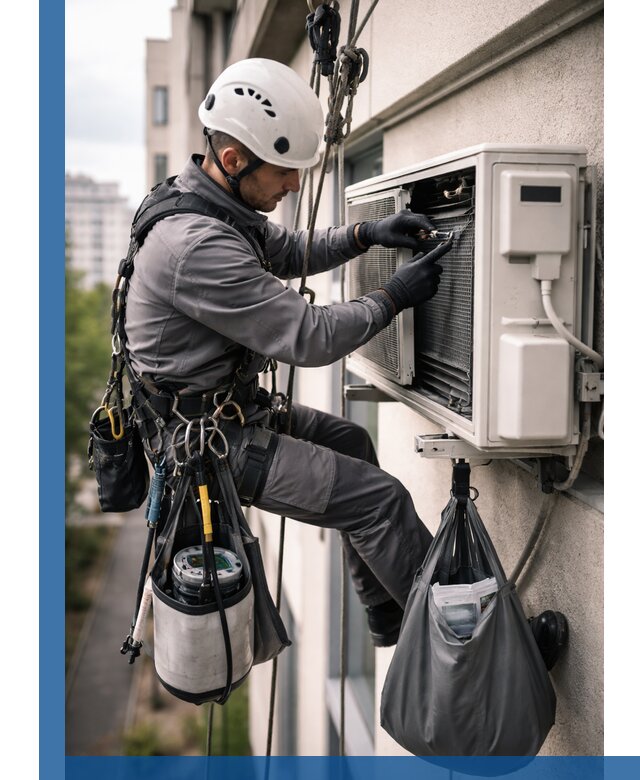 Обслуживание внешнего блока кондиционера в Благовещенске профессионально