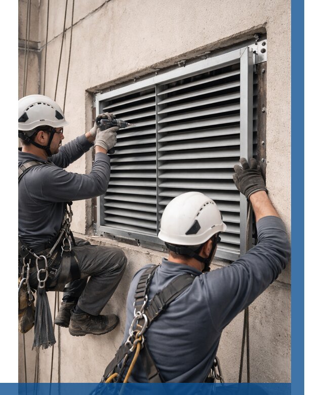 Монтаж вентиляционных решеток в Благовещенске от 4674 р. | ВЫСОТНИК-Бгв