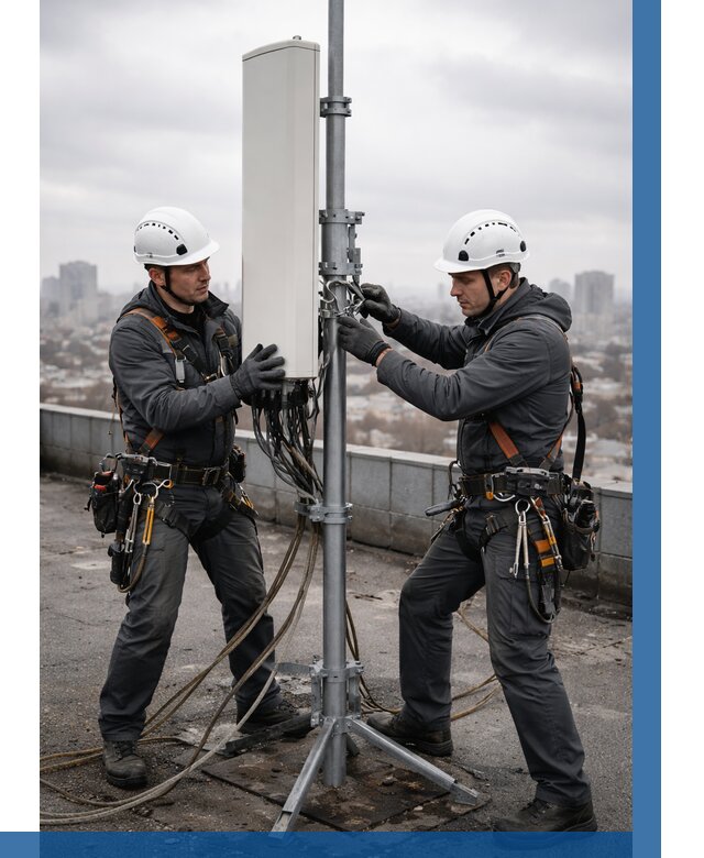 Монтаж антенн связи на крыше в Благовещенске от 8828 р. | ВЫСОТНИК-Бгв