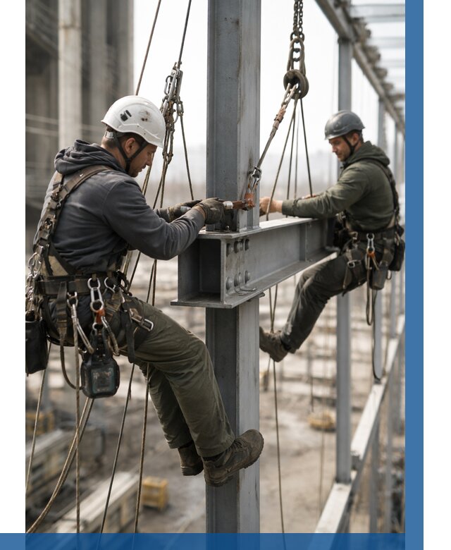 Монтаж металлоконструкций на высоте в Благовещенске от 3635 р. | ВЫСОТНИК-Бгв