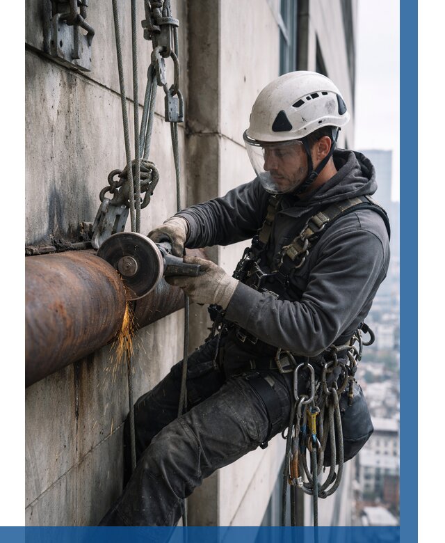 Резка металла на высоте в Благовещенске по цене от 4674 р. | ВЫСОТНИК-Бгв