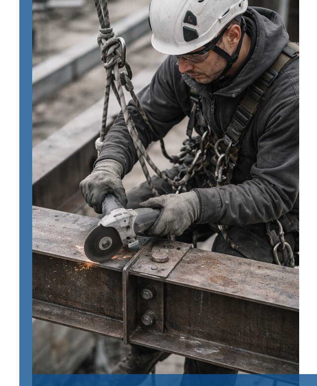 Резка металла на высоте в Благовещенске для зданий и конструкций