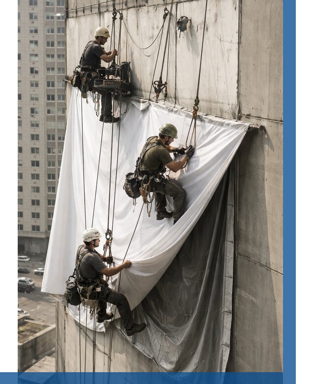 Замена баннерного полотна в Благовещенске от 6751 р. | ВЫСОТНИК-Бгв—заказать