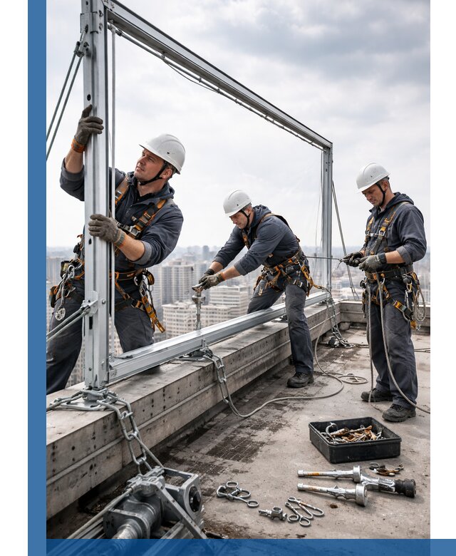 Монтаж крышных рекламных конструкций под ключ в Благовещенске