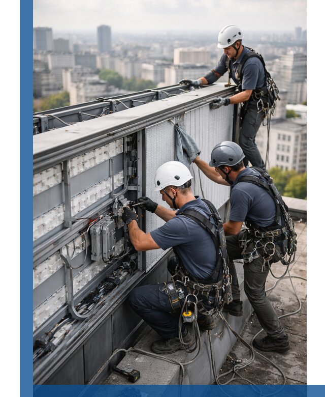 Профессиональное обслуживание крышной рекламы в Благовещенске под ключ