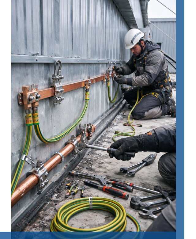 Монтаж заземления здания в Благовещенске от 25965 р. | ВЫСОТНИК-Бгв