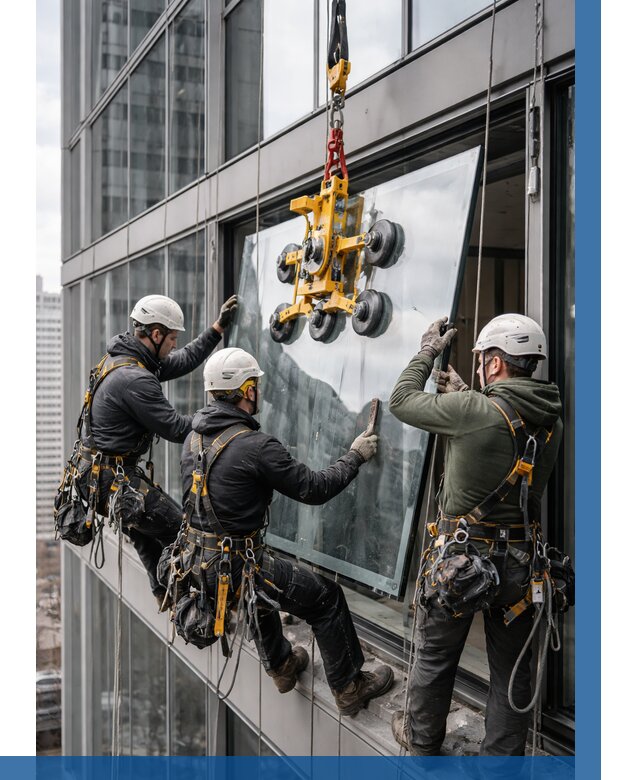 Фасадное остекление зданий под ключ в Благовещенске от 10386 р. | ВЫСОТНИК-Бгв