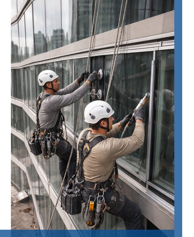 Радиусное остекление фасада в Благовещенске от 12463 р. | ВЫСОТНИК-Бгв