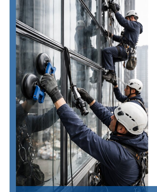 Радиусное остекление фасадов под ключ в Благовещенске с гарантиями