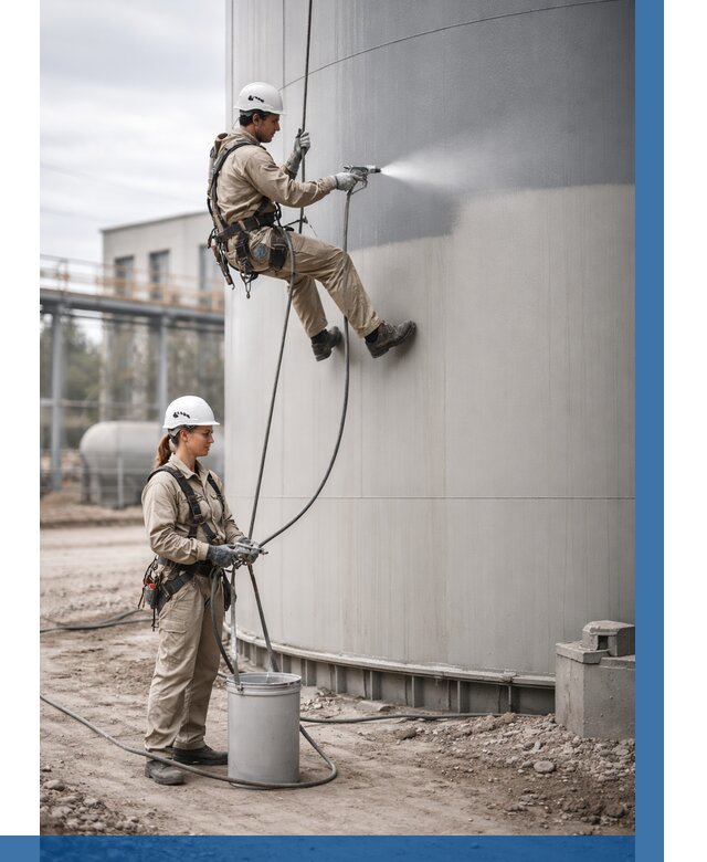 Покраска резервуаров в Благовещенске от 1246 р. | ВЫСОТНИК-Бгв — заказать