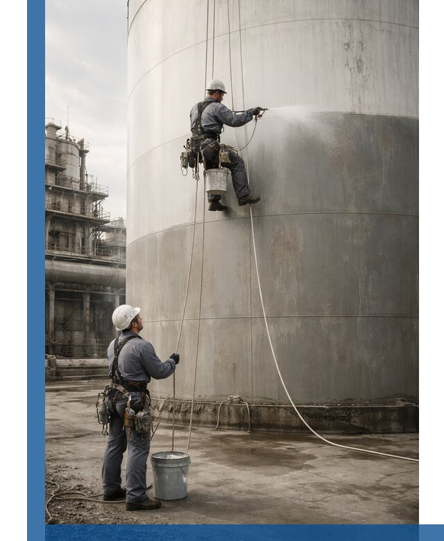 Покраска стальных резервуаров и емкостей в Благовещенске профессионально