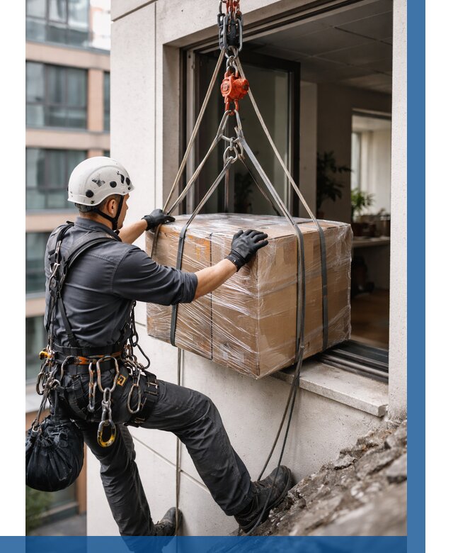 Подъем груза через окно в Благовещенске от 4674 р. | ВЫСОТНИК-Бгв