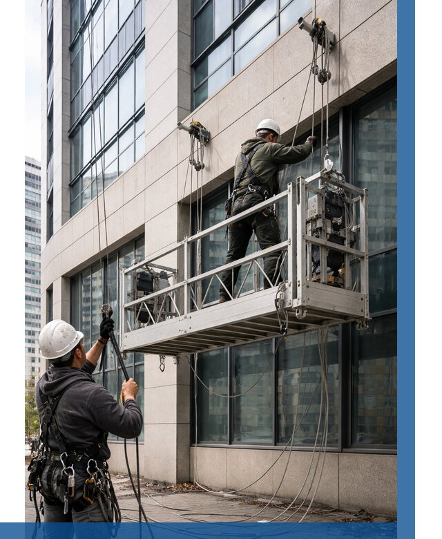 Монтаж и подъем фасадной люльки в Благовещенске от 12463 р. | ВЫСОТНИК-Бгв