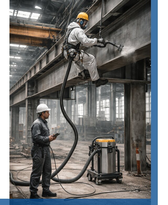 Обеспыливание конструкций в цехе в Благовещенске от 4362 р. | ВЫСОТНИК-Бгв