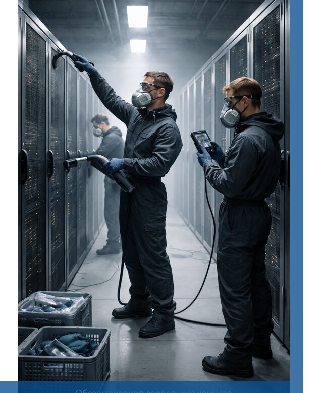 Обеспыливание серверной комнаты в Благовещенске от 4674 р. | ВЫСОТНИК-Бгв