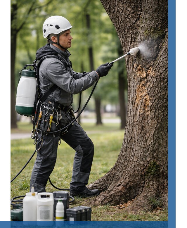 Обработка деревьев от вредителей в Благовещенске от 4674 р. | ВЫСОТНИК-Бгв