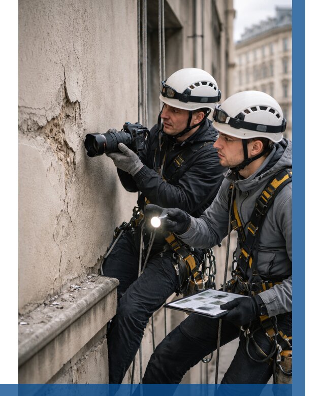 Фотофиксация дефектов фасада в Благовещенске от 4674 р. | ВЫСОТНИК-Бгв