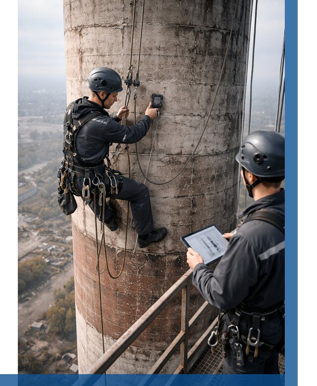 Обследование дымовой трубы в Благовещенске от 8309 р. | ВЫСОТНИК-Бгв